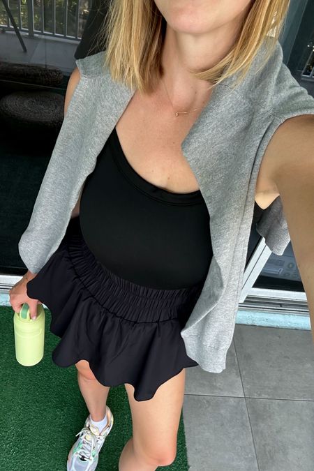 Amazon romper does run slightly small. I got my normal size and felt like the skirt was just a little short for me so I added boxer shorts underneath. Overall very comfortable and flattering. 

#LTKStyleTip #LTKActive #LTKFindsUnder50