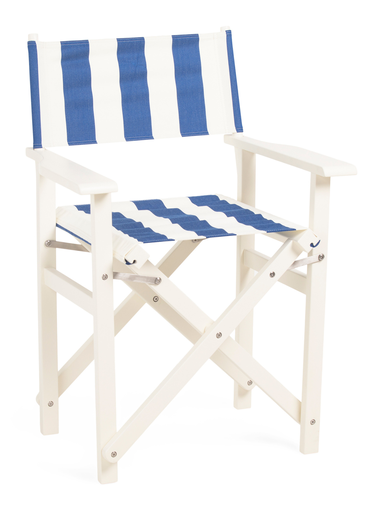 25.5x37 Director's Crew Striped Hardwood Frame Chair | TJ Maxx