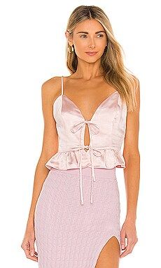 LPA Bardot Top in Dusty Pink from Revolve.com | Revolve Clothing (Global)