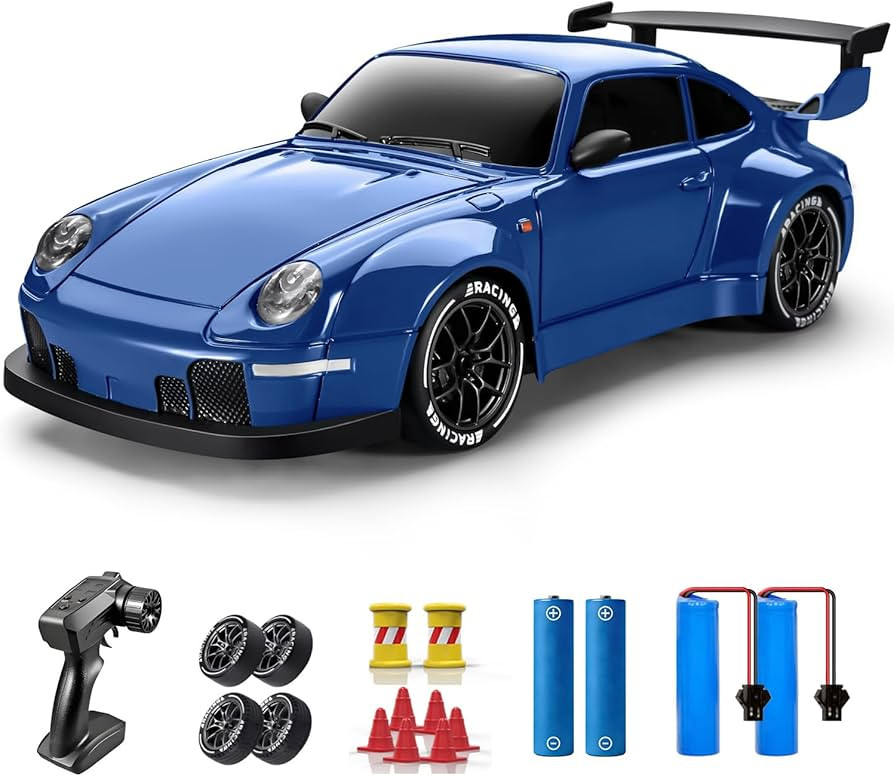 ACAMMZAR RC Drift Car, 1:24 Remote Control Car for Kids, 20KM/H 4WD High Speed RC Cars with LED L... | Amazon (US)