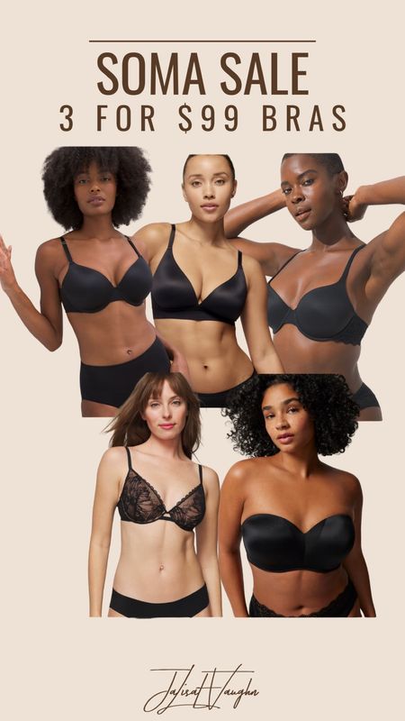 Save up to $100 with this Soma sale of 3 bras for $99!!

#LTKsalealert #LTKstyletip #LTKfindsunder100