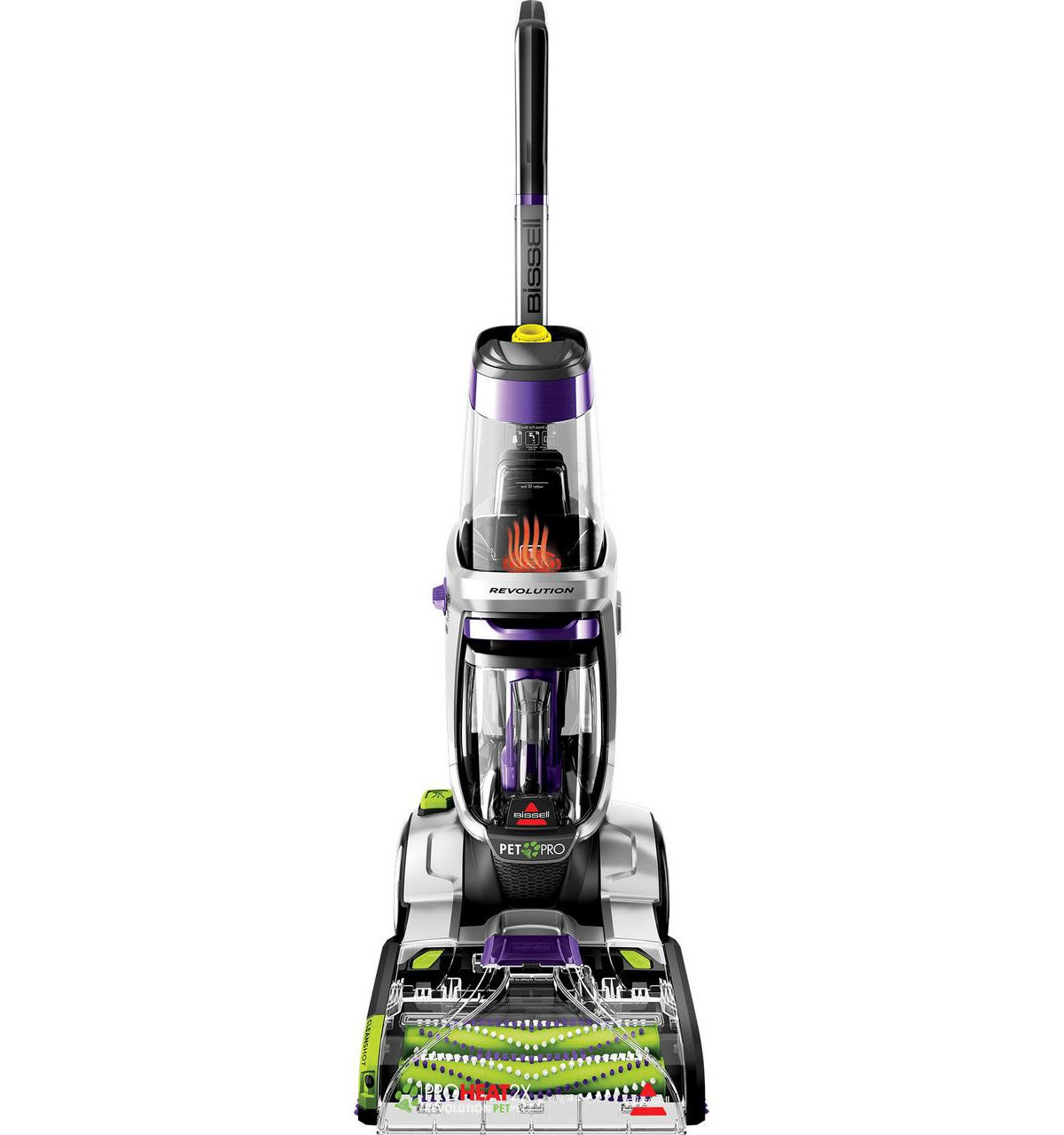 Bissell ProHeat 2X Revolution Pet Pro Plus Carpet Cleaner - Gray with black and purple accents | Macy's