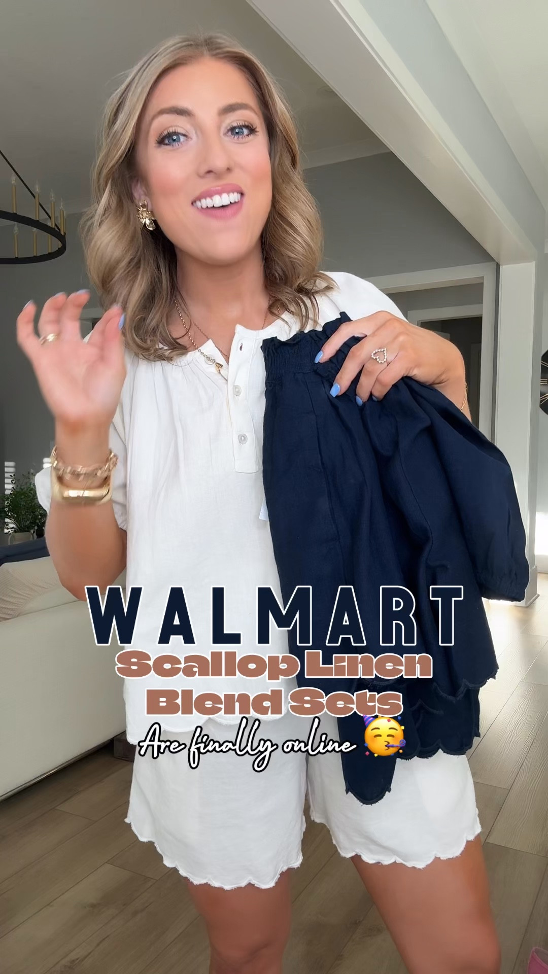 It’s FINALLY here and I’m not exaggerating when I say this one will go FAST 🤍 this scallop detail linen blend set just hit on Walmart after over a month of waiting and it is even better in person!!

The quality, the soft linen blend, the scalloped trim, the relaxed fit… it’s giving full on Anthropologie vibes without the price tag 🙌🏼 and the fact that it’s now available in FOUR colors and fully stocked (for now 👀) makes it an instant add to cart.

This is one of those effortless throw-on sets you’ll wear on repeat all spring and summer—whether it’s errands, vacation, or everyday mom life. Trust me, this will not stay in stock long.

Run don’t walk on Walmart 🛒

#walmartfashion #walmartfinds #walmartstyle #affordablefashion #linenstyle #matchingset #springstyle #summerstyle #momstyle #everydaystyle #neutralstyle #scallopdetail #lookforless #anthrovibes #casualchic #walmartnewarrivals

#LTKootd #LTKPetite