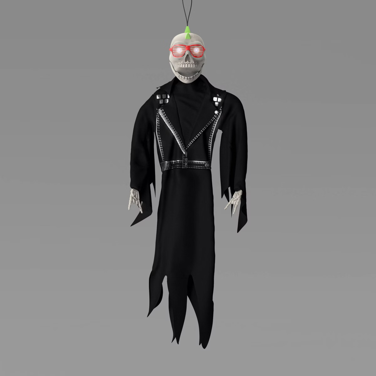 40" Lit Talking Punk Rock Skeleton Ghoul Halloween Decorative Prop - Hyde & EEK! Boutique™: Ind... | Target