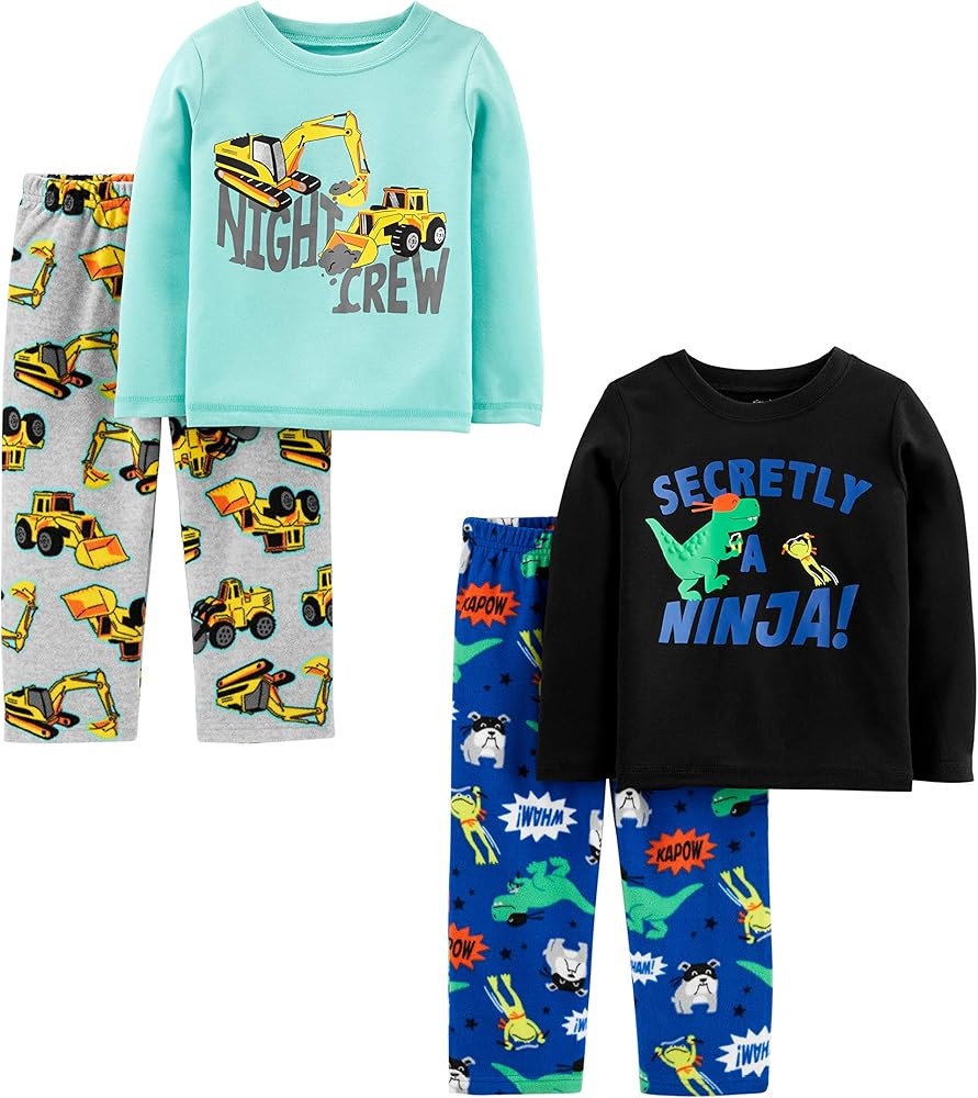 Simple Joys by Carter's boys 4-piece Pajama Set | Amazon (US)