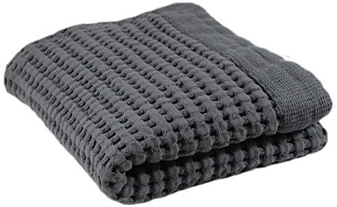 Premium Waffle Weave Hand Towel 100% Natural Cotton Lattice, Lint Free Extra Soft Feel, Highly Ab... | Amazon (US)