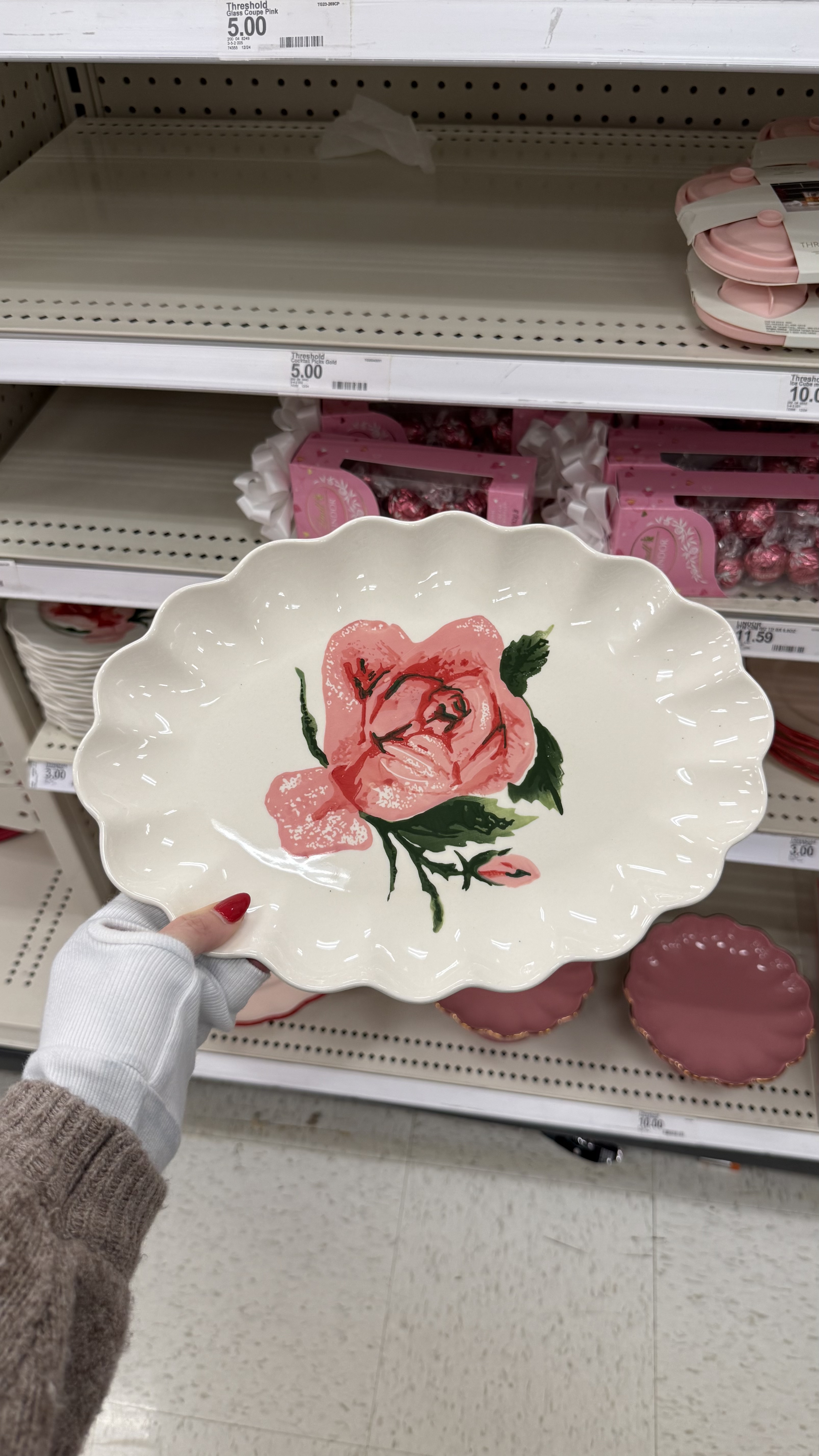 this valentines day platter is giving vintage floral and I am so here for it #vday #valentinesday #platter 

 #LTKSeasonal #LTKHome