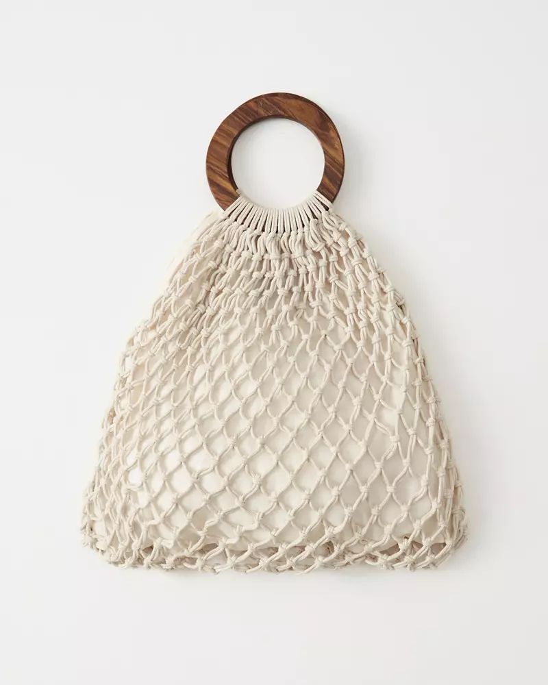 Macrame Tote | Abercrombie & Fitch US & UK