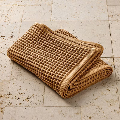 Waffle Bath Towel Warm Brown - Casaluna™ | Target