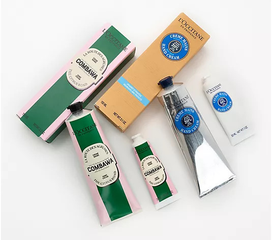L'Occitane Special Edition Holiday Hand Cream Quartet | QVC