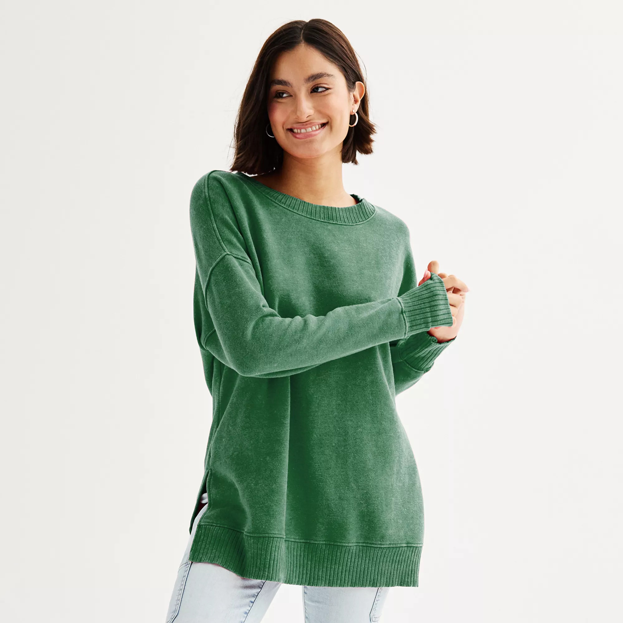 Juniors' SO® Oversized Weekend Tunic | Kohl's