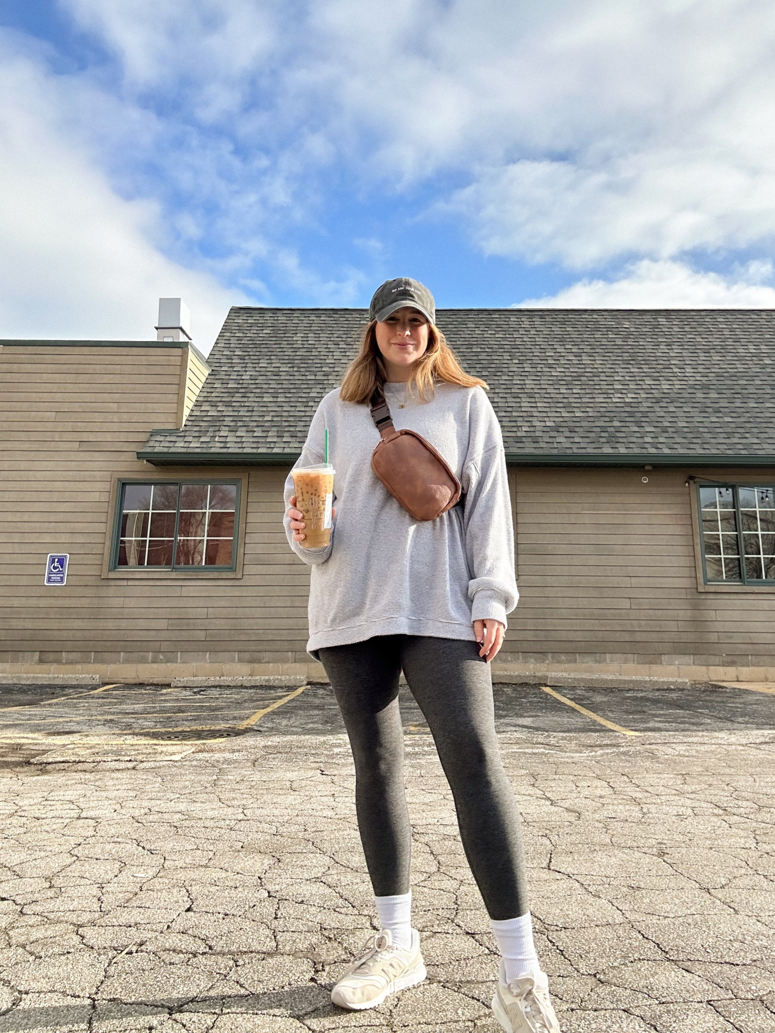 A cozy postpartum mom outfit. Perfect for school drop off or running errands 🏃‍♀️☕️  



#LTKActive #LTKSaleAlert #LTKFindsUnder50
