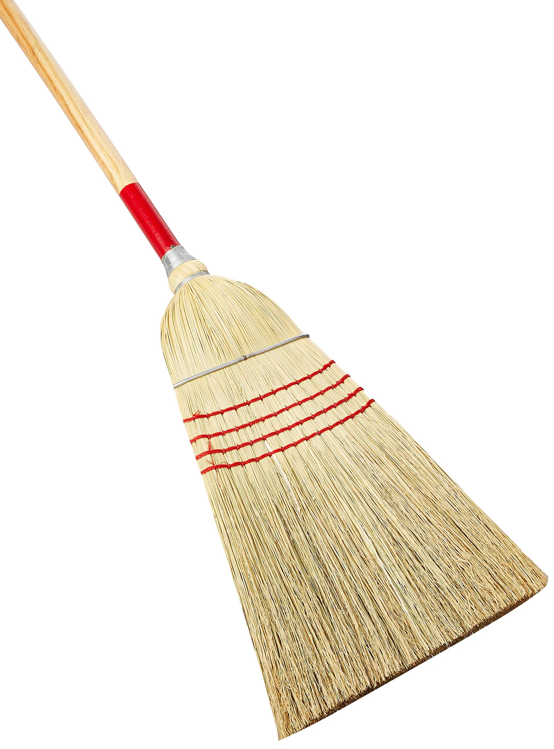 HARPER Upright Corn Broom with Hardwood Handle one_size in Brown | H100 | Lowe's