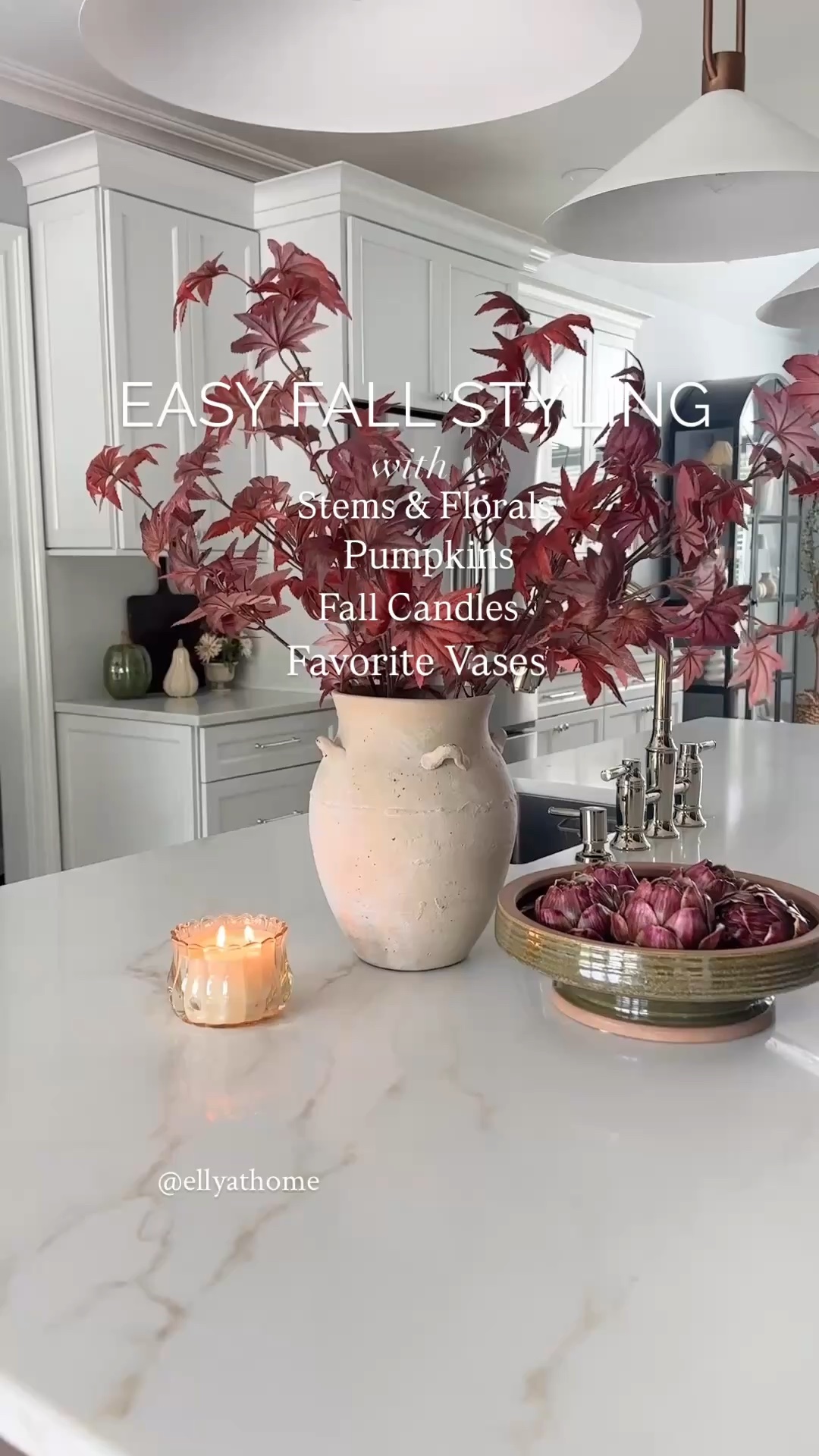 Easy Fall styling with my favorite fall stems, florals, vases, some on sale, pumpkins, fall fragrant candles + more fall home decor accessories for a classic home style!

#LTKHome #LTKSaleAlert #LTKdayinmylife