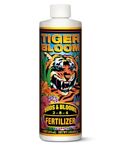 FoxFarm Tiger Bloom Liquid Plant Food - Phosphorus Fertilizer for Buds, Blooms & Flowering - Supports Soil & Hydroponic Systems - High Micronutrient Formula with 2-8-4 Nutrient Ratio - 1 Quart | Amazon (US)