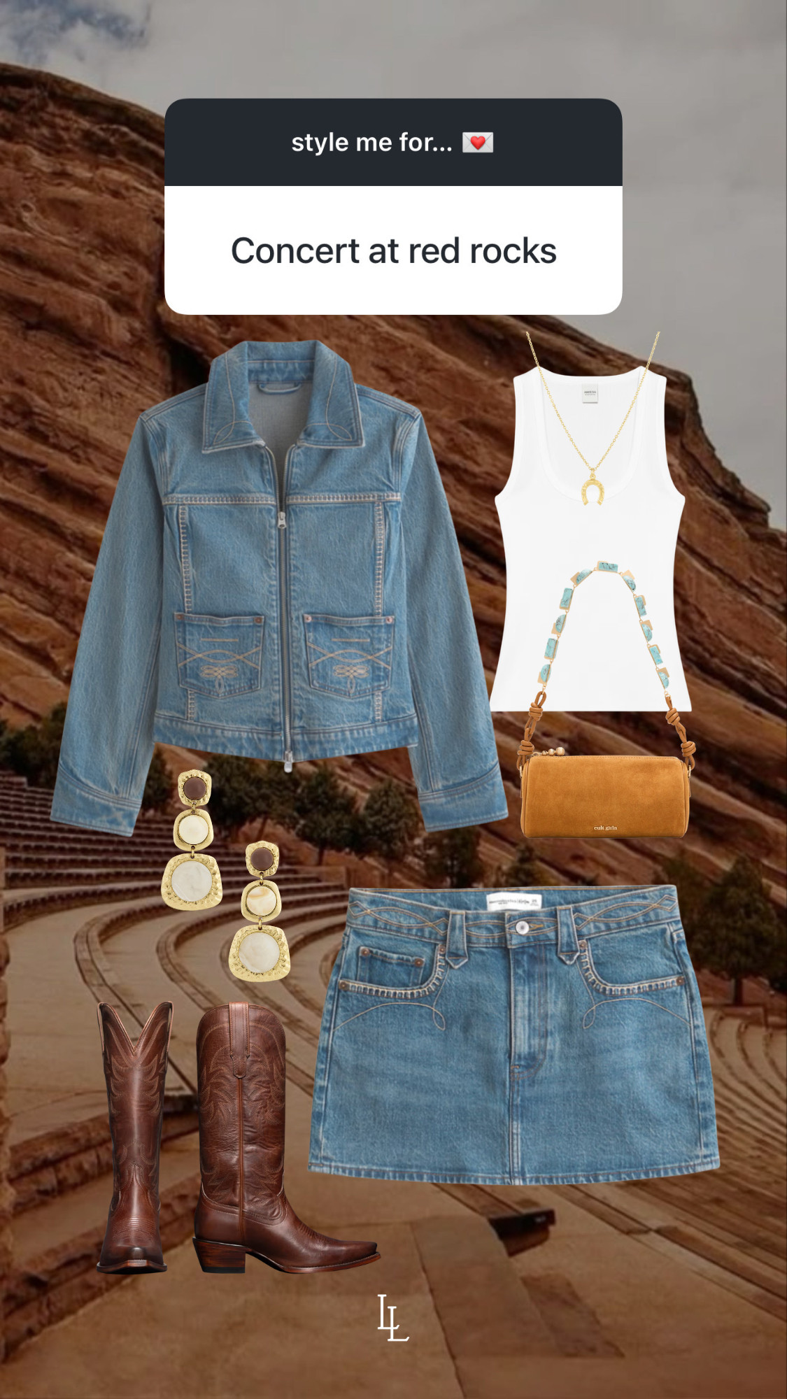 style inspo for a country concert at red rocks!  

 #LTKootd