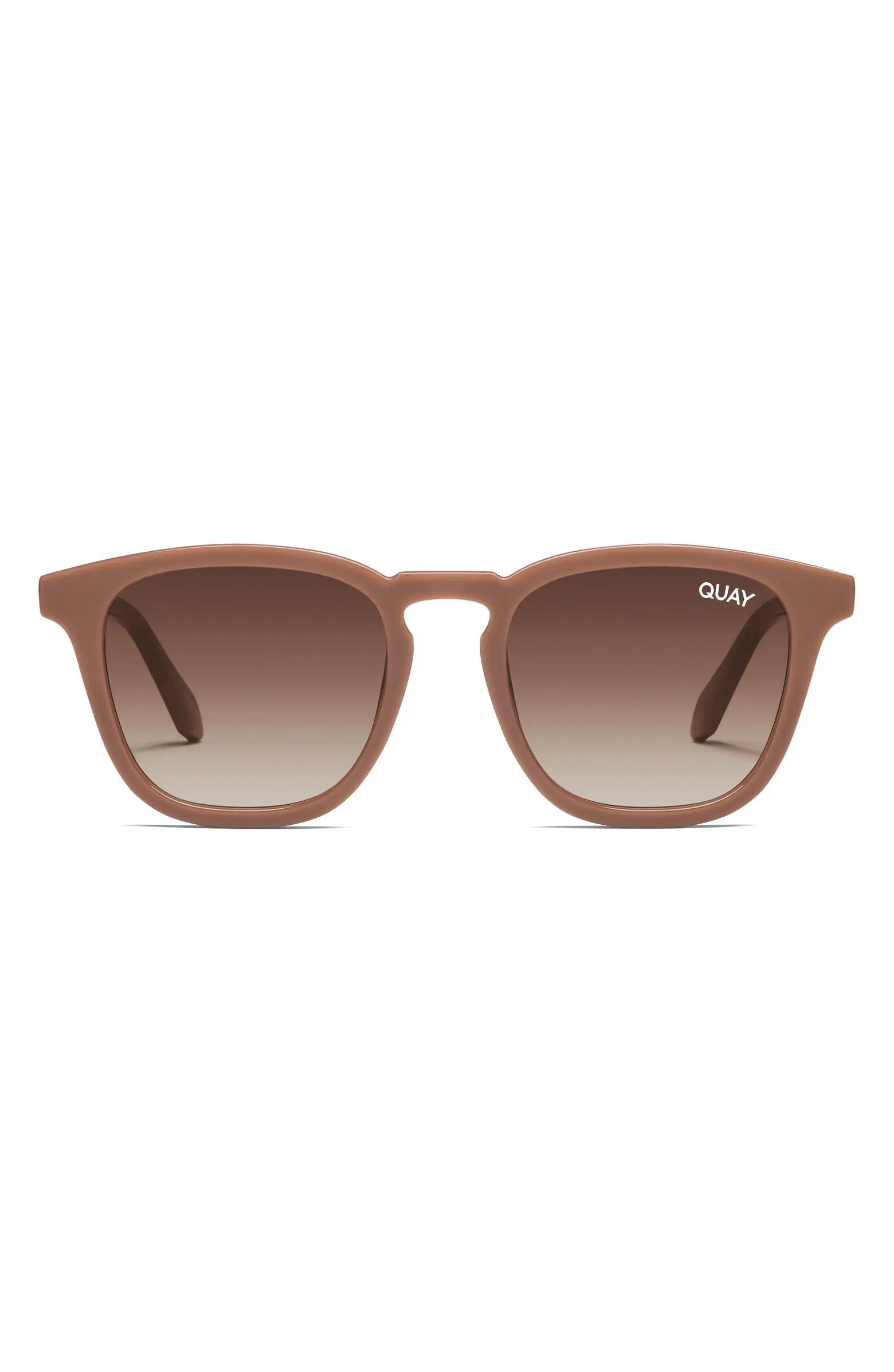 Quay Australia Jackpot 50mm Gradient Small Round Sunglasses | Nordstrom | Nordstrom
