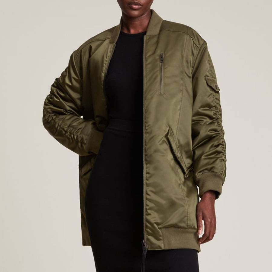 Green Margot Bomber Coat | BrandAlley