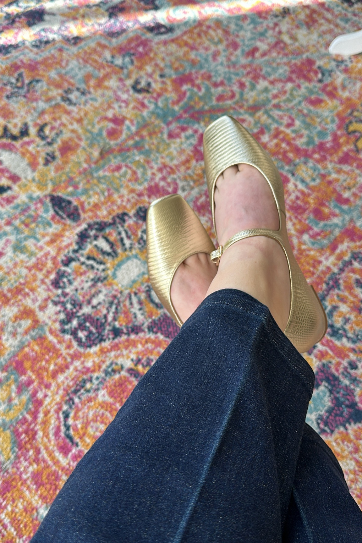 I love the look of this square toe Mary Jane. They do have a bit of arch support. 