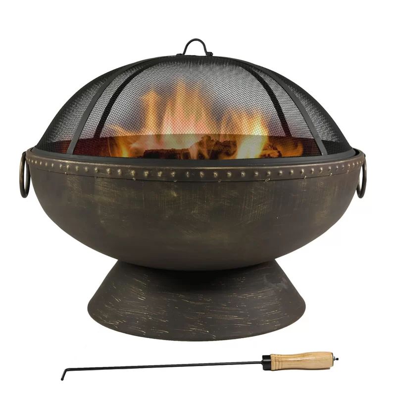 Tuscola Firebowl Steel Wood Burning Fire Pit | Wayfair North America