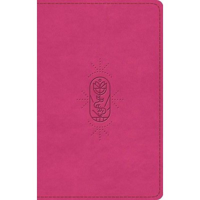 ESV Kid's Bible, Thinline, Red Letter (Trutone, Berry, the True Vine Design) - Large Print (Leather Bound) | Target