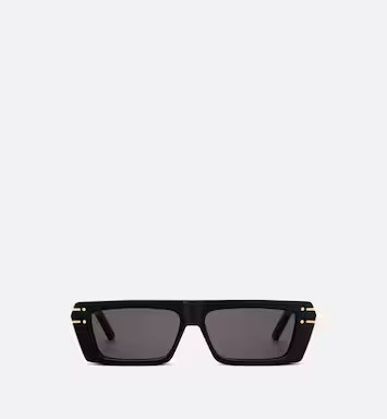 Black Rectangular Sunglasses | Dior Couture