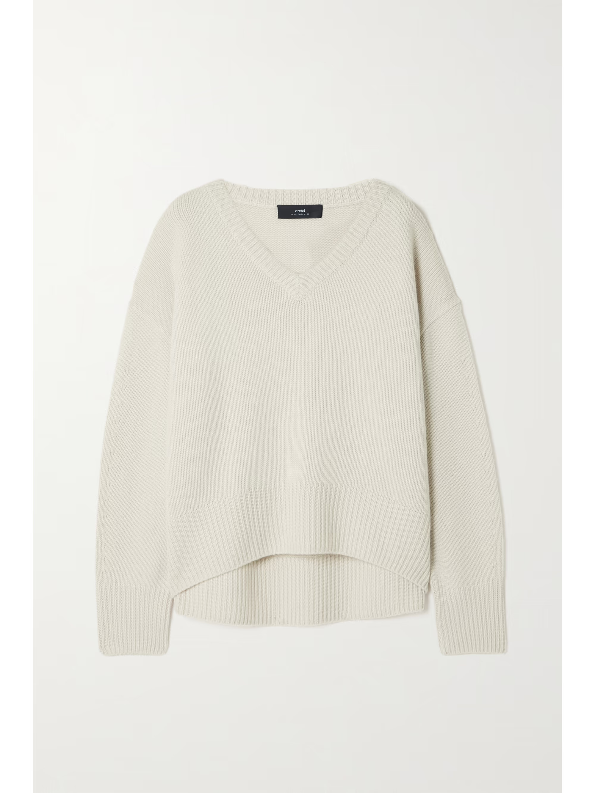Light gray Battersea cashmere sweater | ARCH4 | NET-A-PORTER | NET-A-PORTER (US)