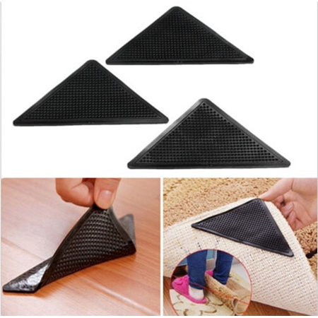 4 Pcs Practical Anti Skid Grippers Carpet Creative Rug Mat Grippers Non-Slip Mat | Walmart (US)
