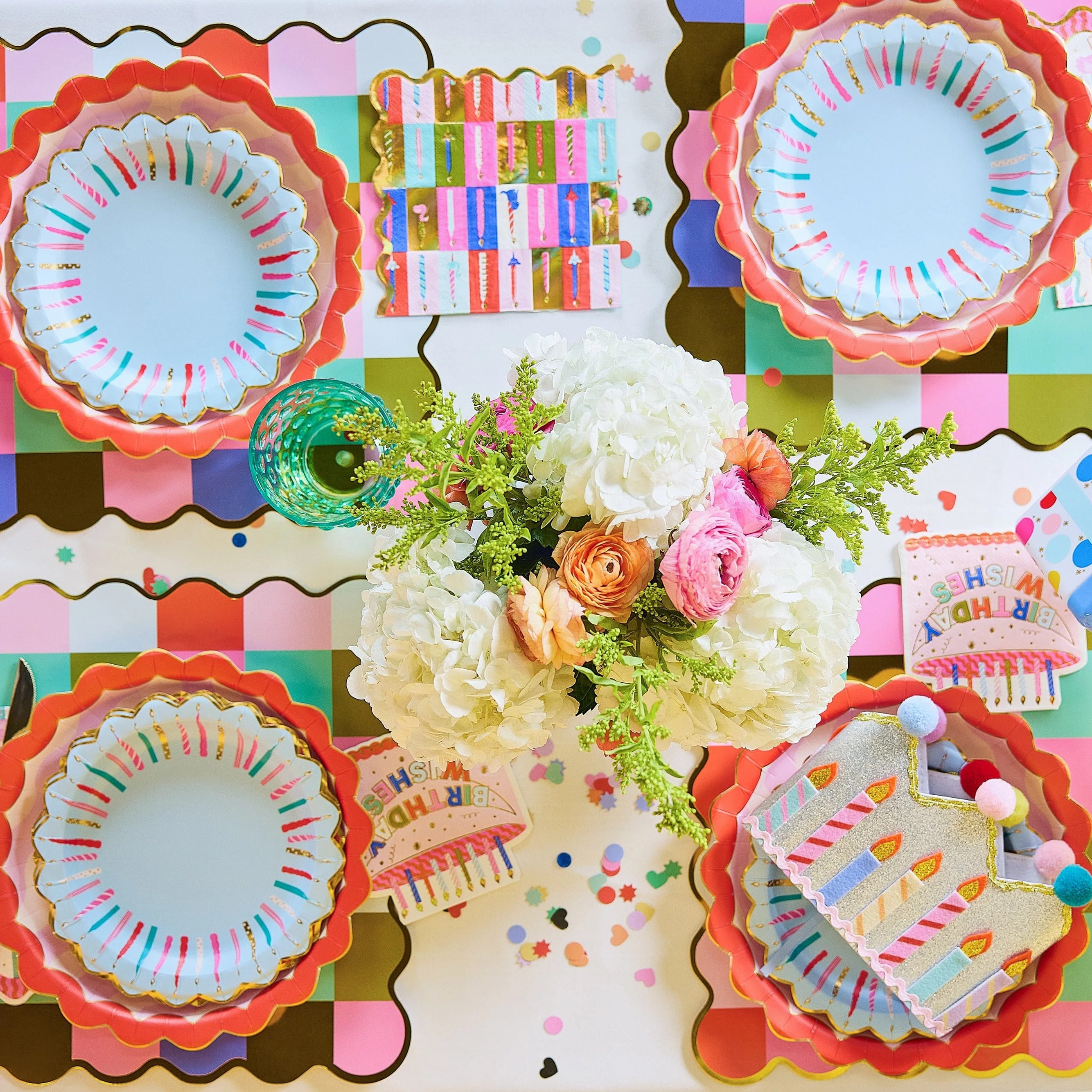 Birthday Wishes Tableware Party Kit | Packed Party