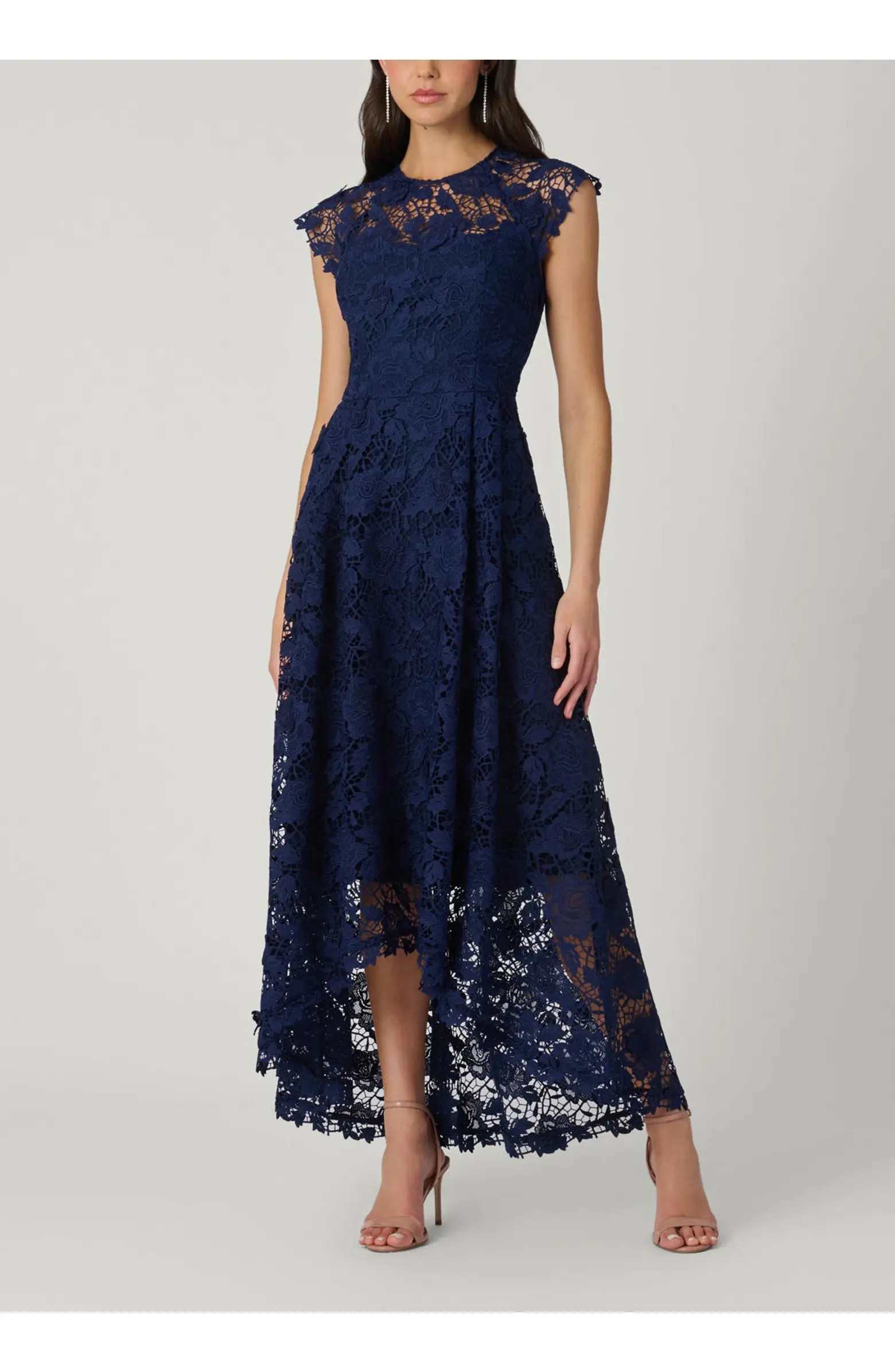 Shoshanna Midnight Brena Cheshire Floral Lace Dress | Nordstrom | Nordstrom