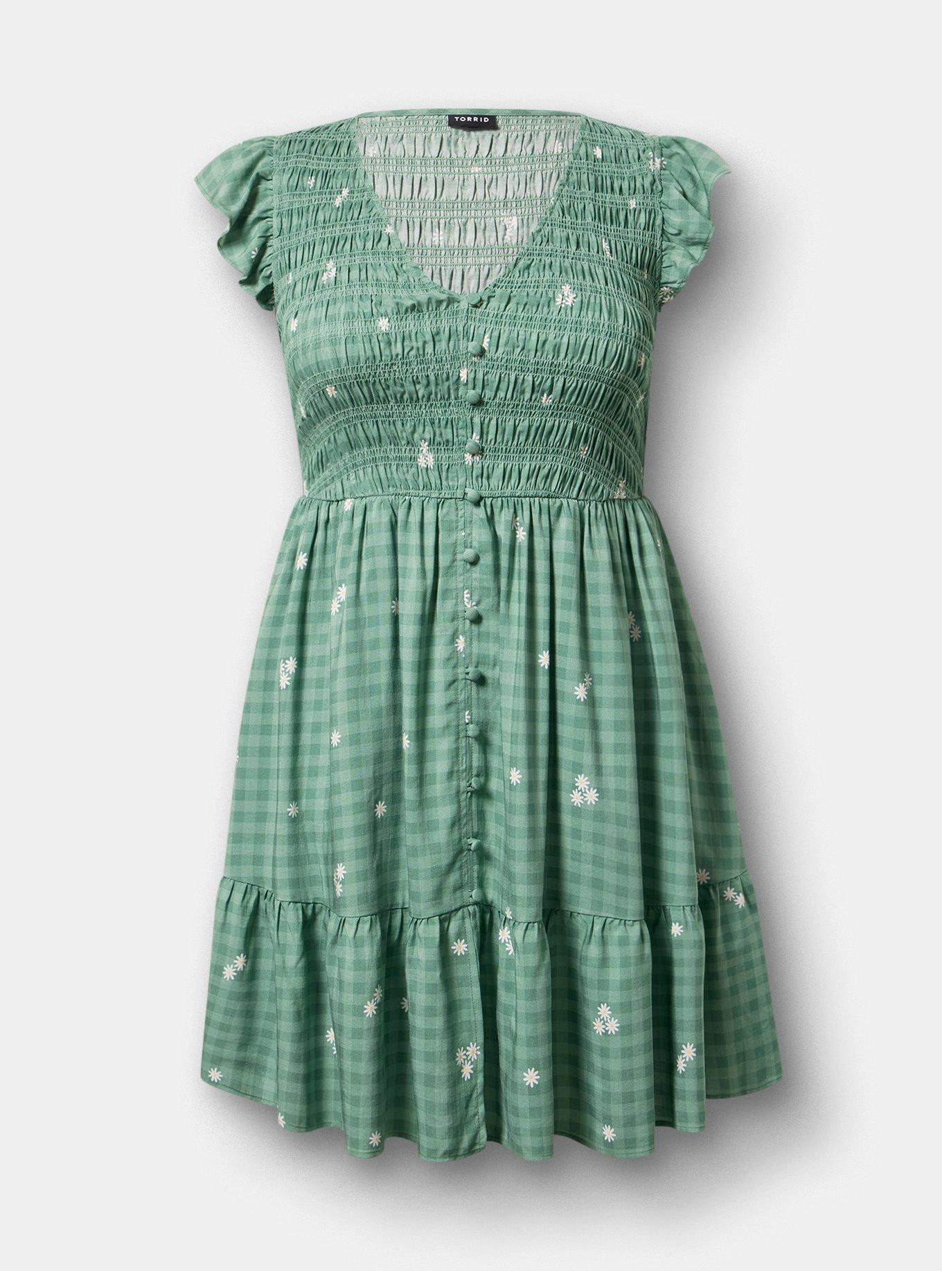 Smocked Bodice Mini Dress | Torrid (US & Canada)