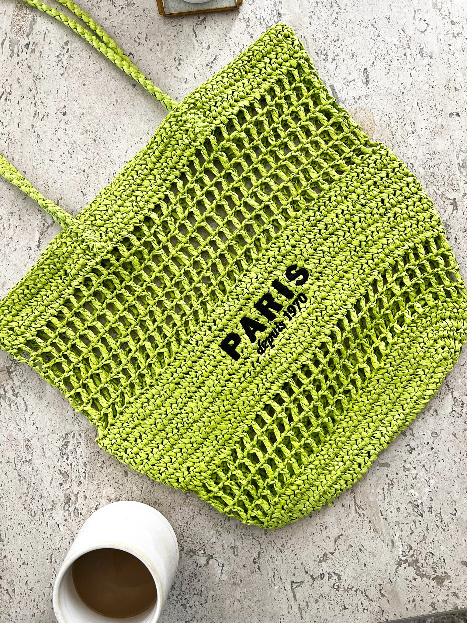 OBSESSED! The sun is out and Im so ready to use this bag!! So good for the beach, around town, and pretty much anything. Also comes in beige/natural color. 

#LTKunder50 #LTKitbag #LTKstyletip