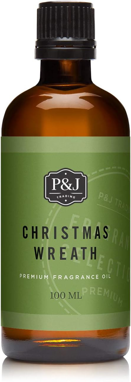 P&J Trading - Christmas Wreath Scented Oil 100ml - Fragrance Oil for Candle Making, Soap Making, ... | Amazon (US)