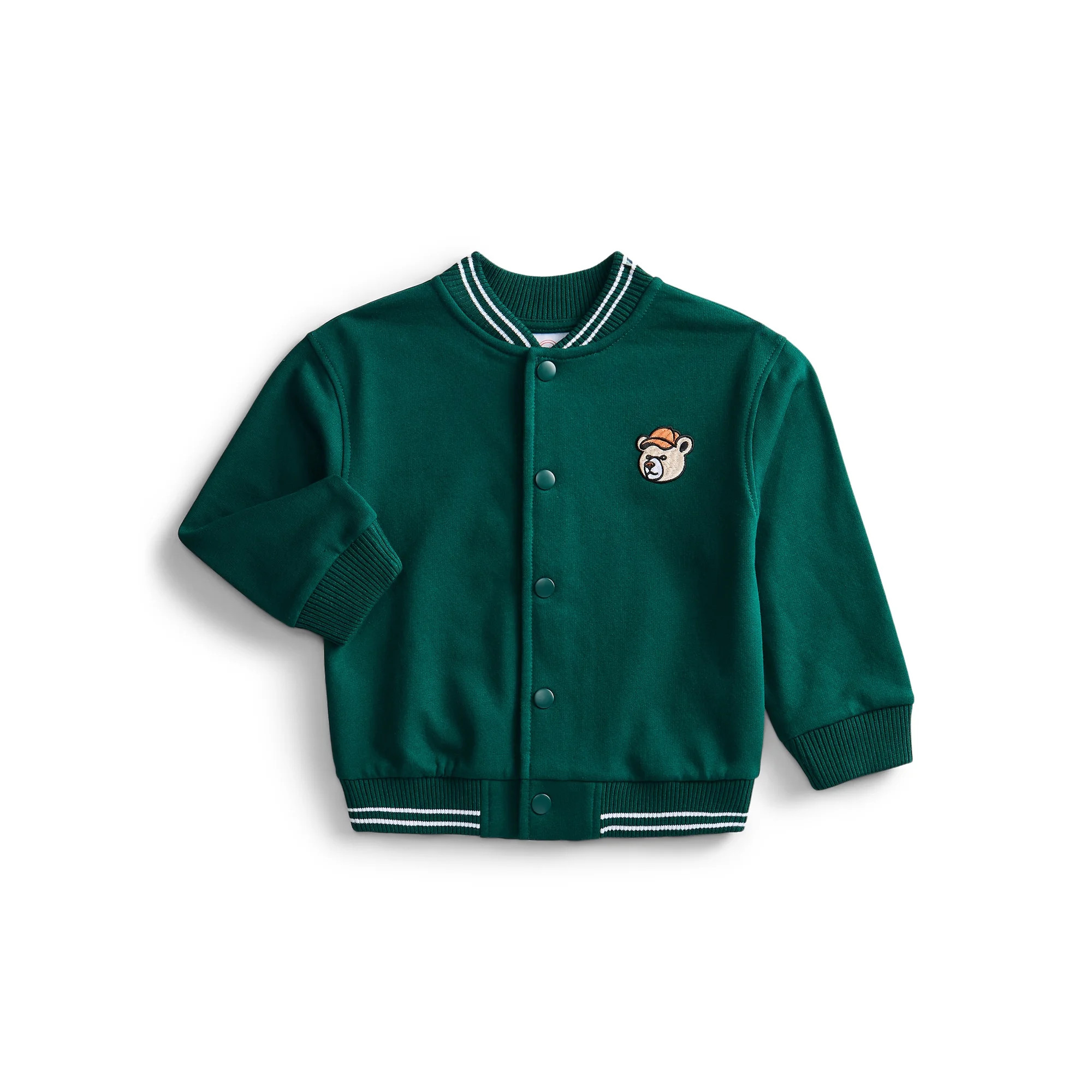 Wonder Nation Toddler Boys Varsity Bomber Jacket, Sizes 12M-5T | Walmart (US)