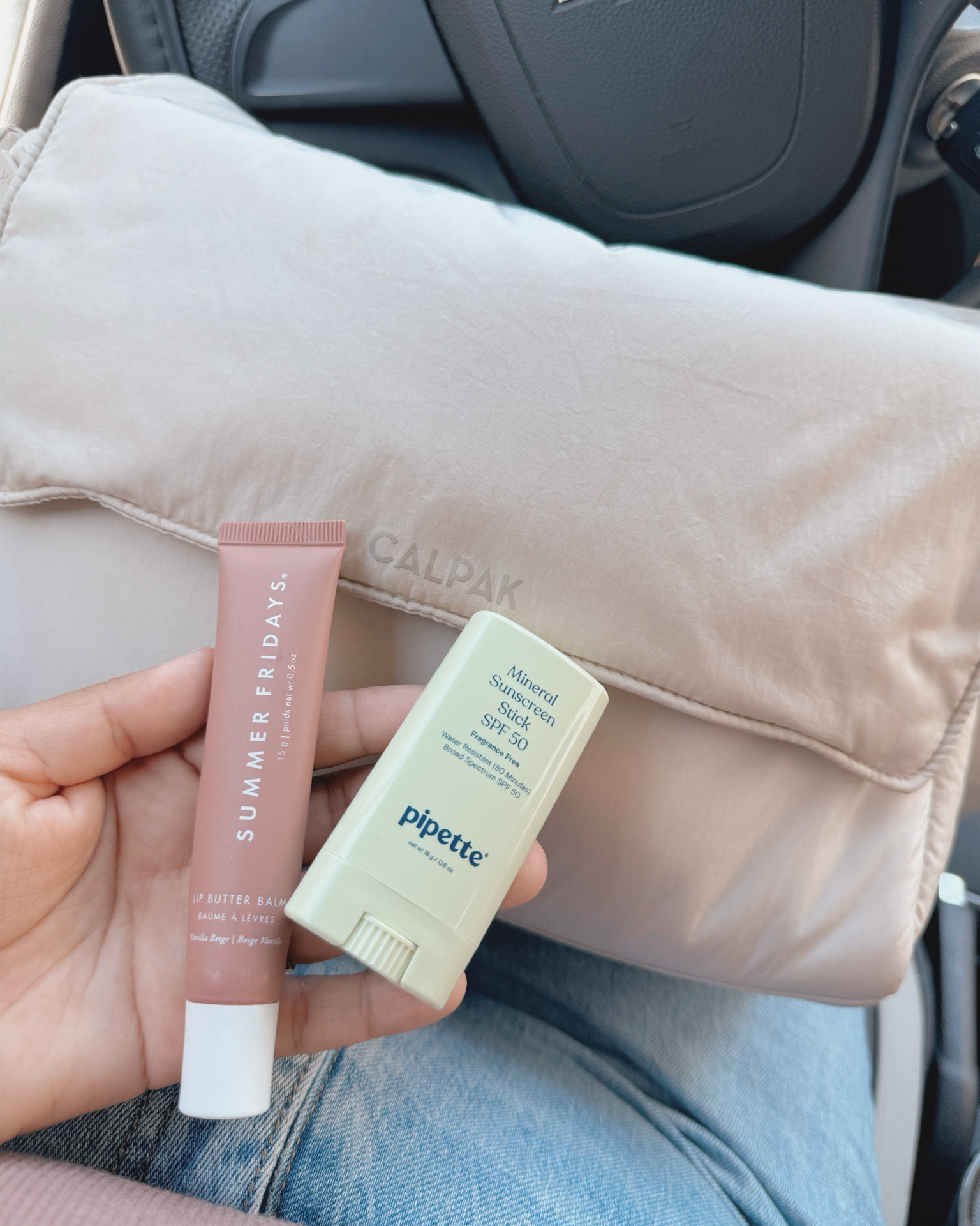 Summer mommy essentials ✨
• Keeping it simple especially when on the go! Sunscreen and lip balm go a long way 🤌🏼

#LTKBeauty #LTKStyleTip #LTKItBag