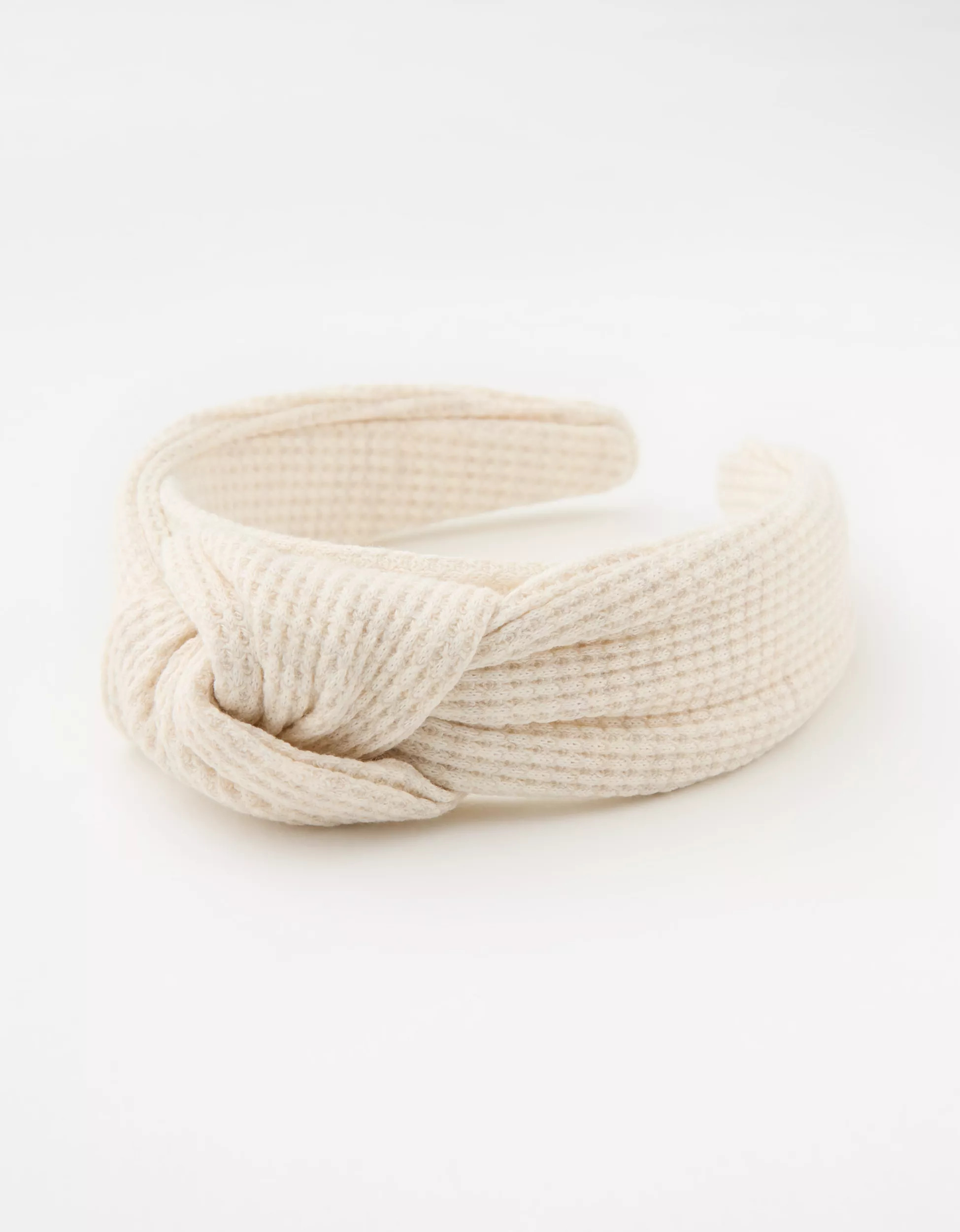 Aerie Waffle Top Knot Headband | Aerie