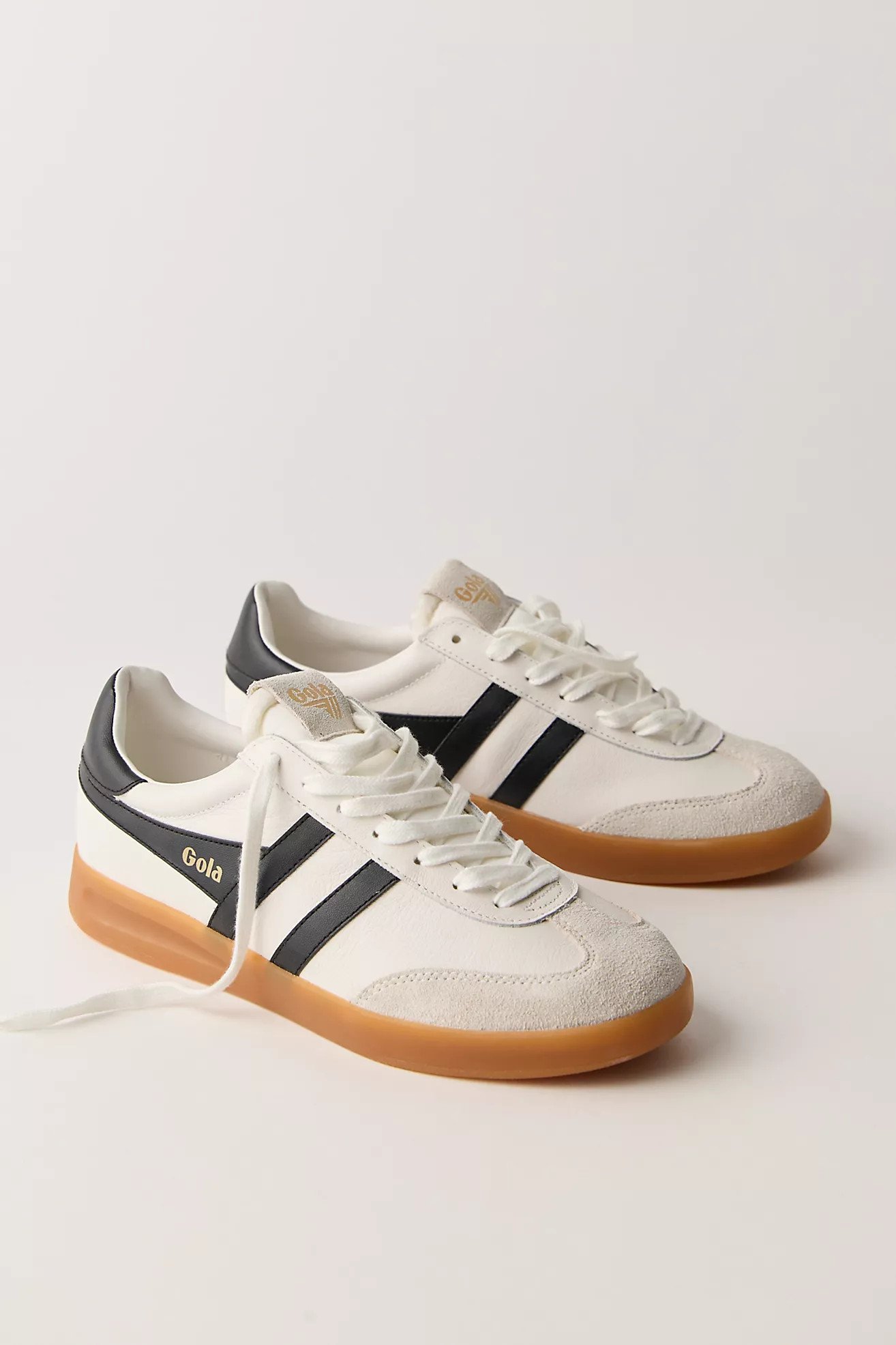 Gola Cyclone Leather Sneakers | Free People (Global - UK&FR Excluded)