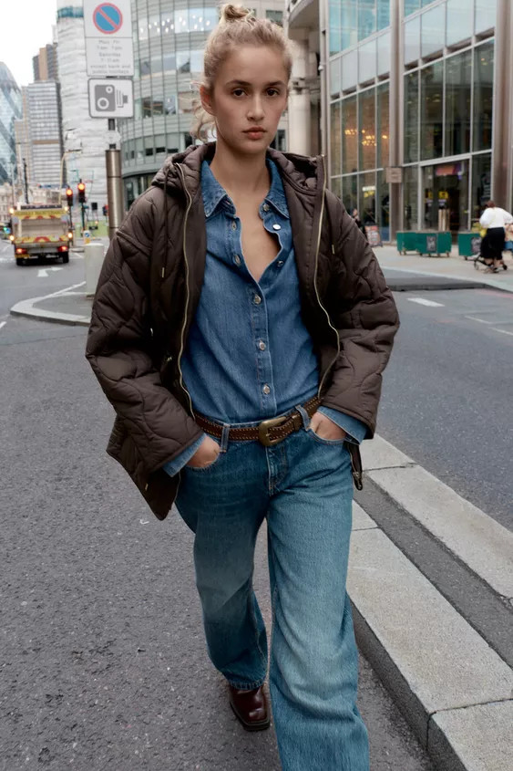 WATER REPELLENT HOODED PUFFER JACKET | Zara US