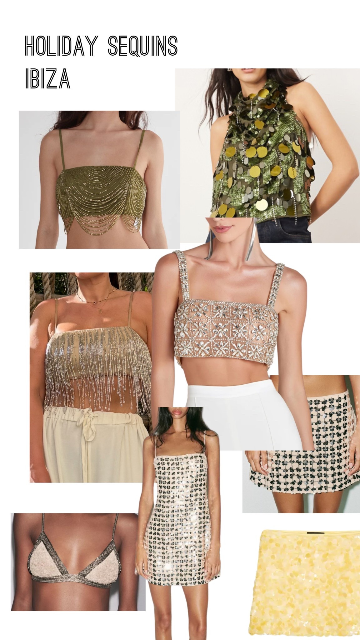 Ibiza outfit ideas / sequins and beads for holidays and festival season. Beyoncé concert #ibiza #beyonceconcert #chrisbrownconcert #holidayoutfit #vaction #europe 

#LTKuk #LTKsummer #LTKpartywear