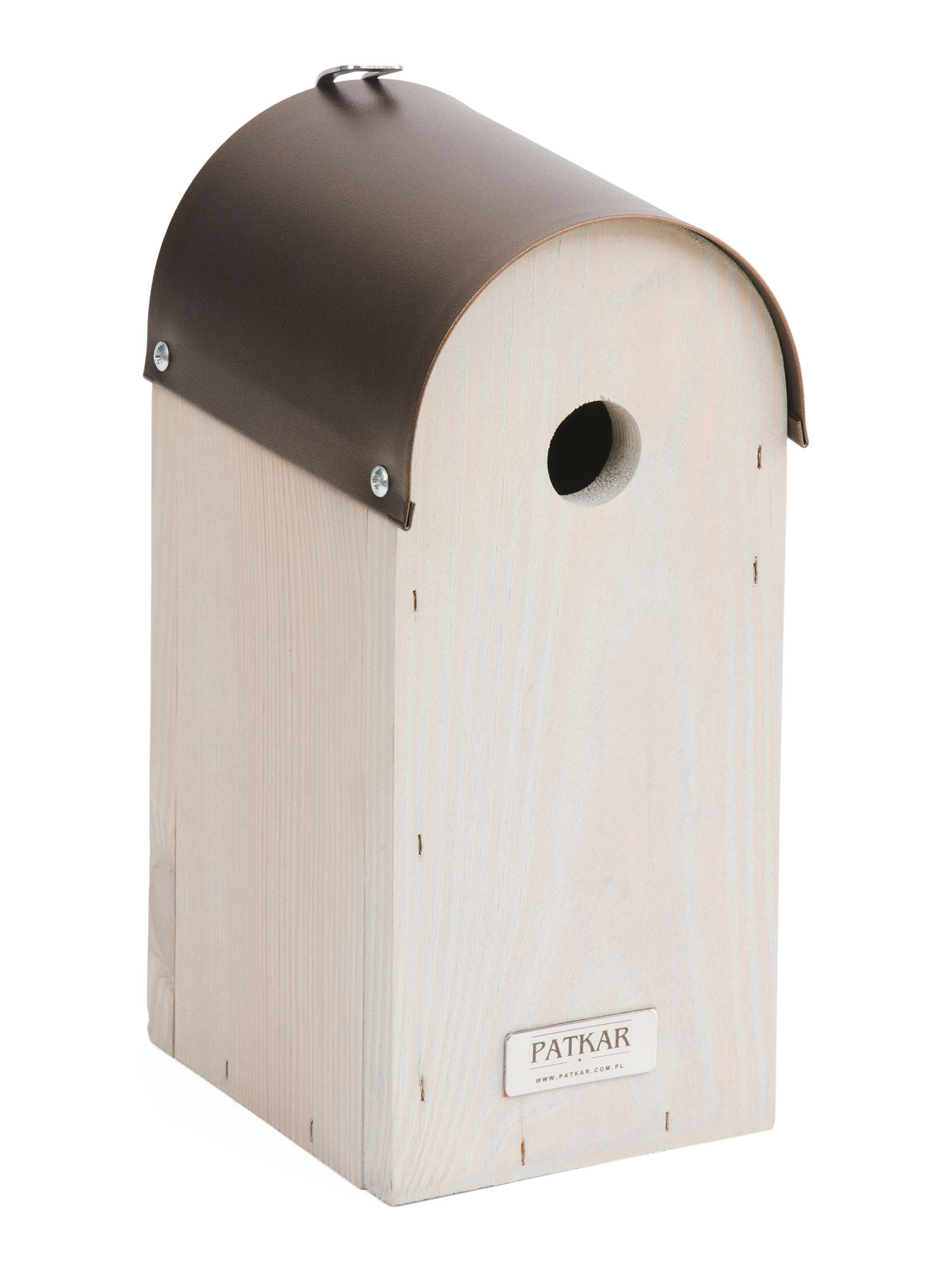 Made In Poland 4.5x11 Rounded Roof Pinewood Nest Box | TJ Maxx