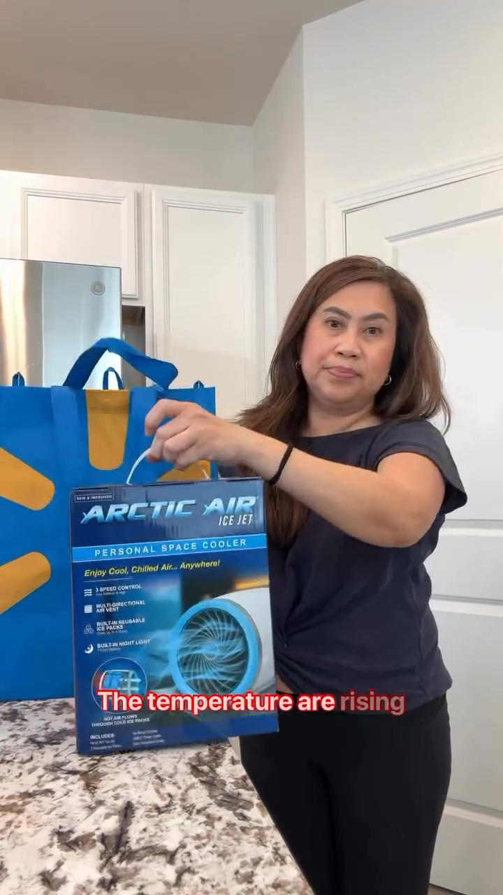 Summer heat? Not in this house! ☀️❄️ #ad 

I spotted the Arctic Air Ice Jet Cooler at Walmart while running errands and had zero chill — because THIS little gadget is a game-changer, moms. 💁🏻‍♀️🌀
✨ Three speeds ✨ Reusable ice packs ✨ LED nightlight ✨ No cords, no drama

So convenient for me — it cools exactly where I need it, without freezing out the whole house (or the budget 💸).

It’s giving Cool Mom Summer energy 💅

👉 Grab yours at Walmart !

I also added link in my stories today and in my bio !

•

 #WalmartFinds #CoolMomSummer #arcticairicejet #MomLifeEssentials #WalmartWin
#ArcticAir