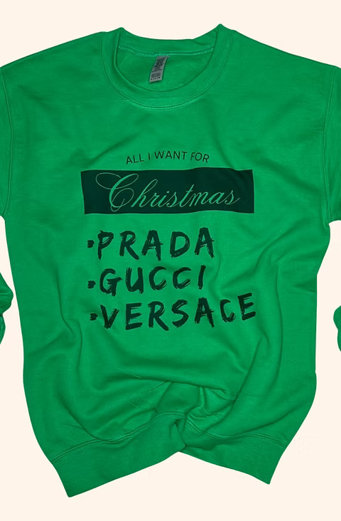 Christmas Wish List Sweatshirt | Sassy Queen