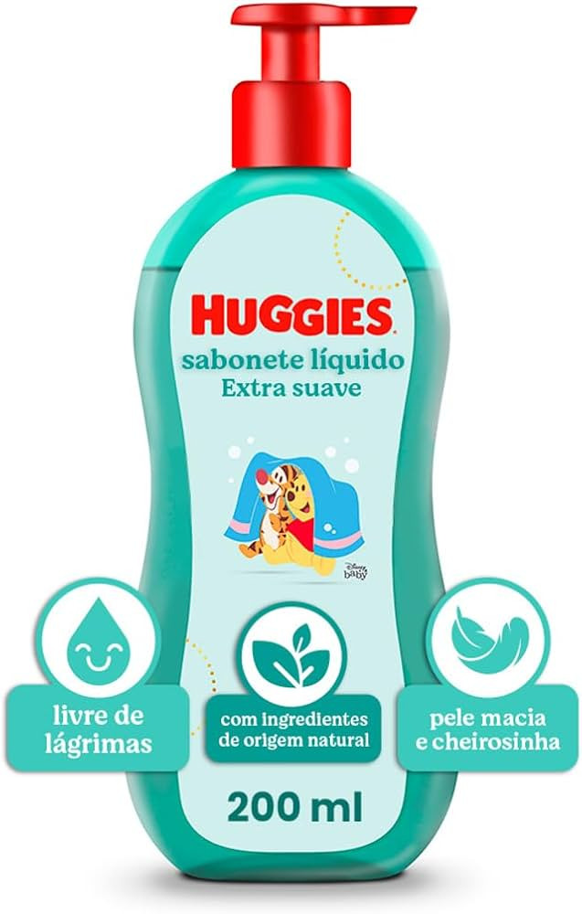 Huggies Extra Suave - Sabonete Líquido, 200ml | Amazon (BR)