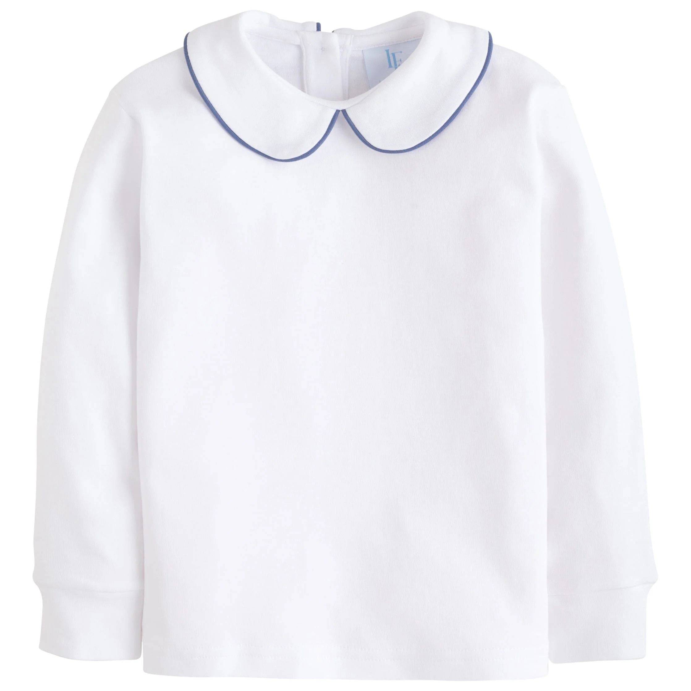 Piped Peter Pan Collared Shirt - Casual Clothes | Little English