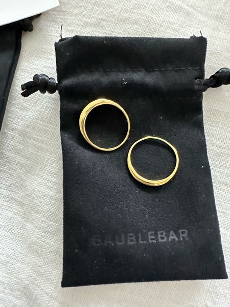 BaubleBar ring set jewelry set, summer jewelry. Stackable rings. 

#LTKunder50 #LTKsalealert #LTKunder100
