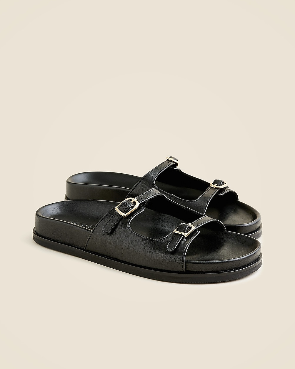 New Colbie buckle sandals in leather | J. Crew US