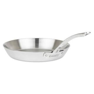 3-Ply Contemporary 12 in. Stainless Steel Frying Pan | The Home Depot