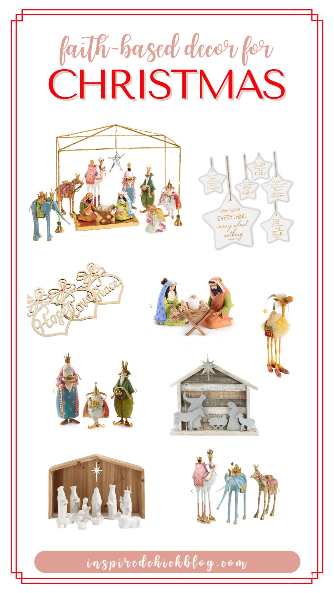 Here’s my faith-based Christmas Decor Gift Guide. These beautiful pieces are a must-have for decorating your home for the holidays.

#LTKHoliday #LTKhome #LTKSeasonal