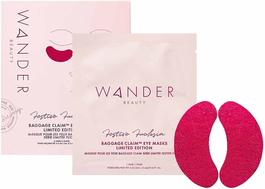 Wander Beauty Gold Under Eye Patches BAGGAGE CLAIM | Under Eye Mask for Beauty and Self Care, Bri... | Amazon (US)