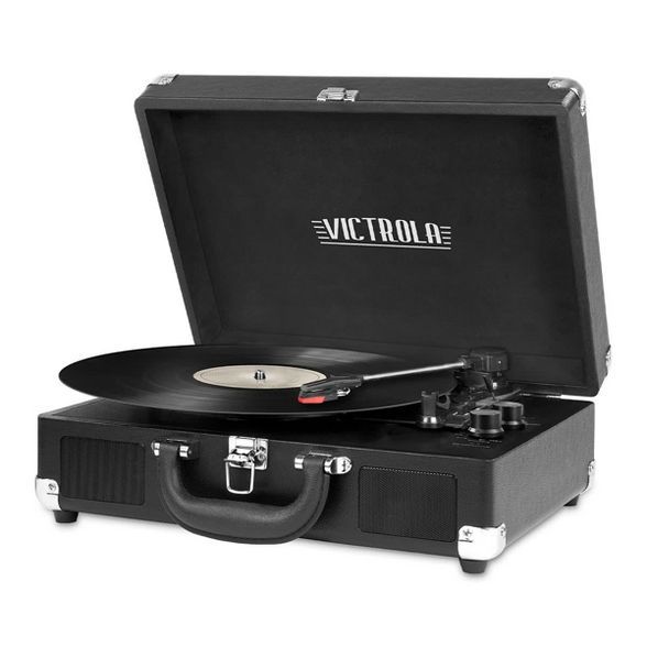 Victrola Bluetooth Suitcase Record Player with 3-speed Turntable | Target